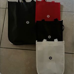 Lululemon Reusable Shopper Totes (Set of 4)